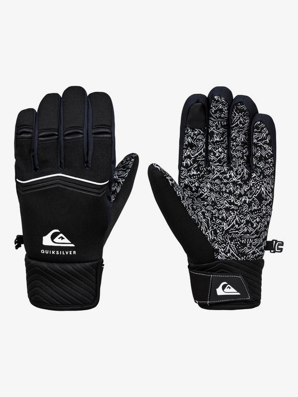 quiksilver, Method - Snowboard/Ski Gloves for Boys 8-16, BLACK (kvj0) 0 Method - Snowboard/Ski Gloves for Boys 8-16 Black EQBHN03025 Quiksilver