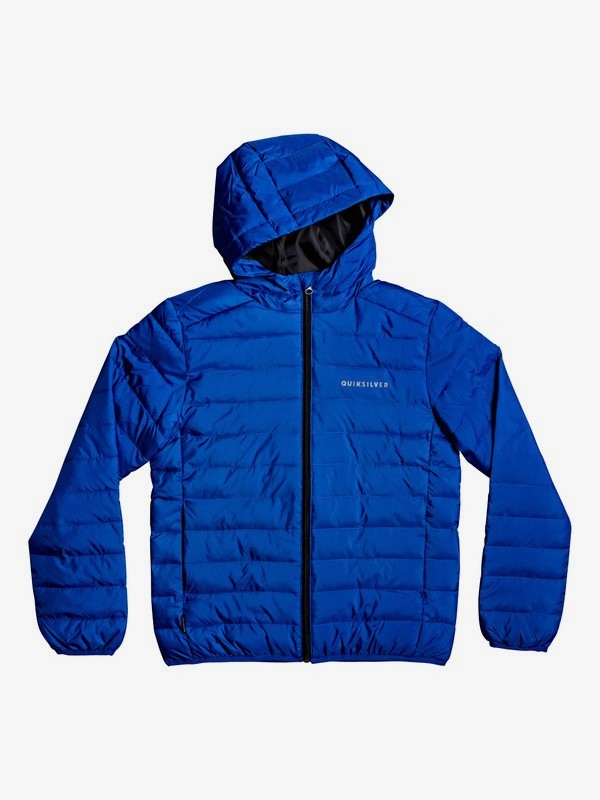 quiksilver, Scaly - Chaqueta Acolchada con Capucha para Chicos 8-16, ELECTRIC ROYAL (prm0) 0 Scaly - Chaqueta Acolchada con Capucha para Chicos 8-16 Violeta EQBJK03176 Quiksilver