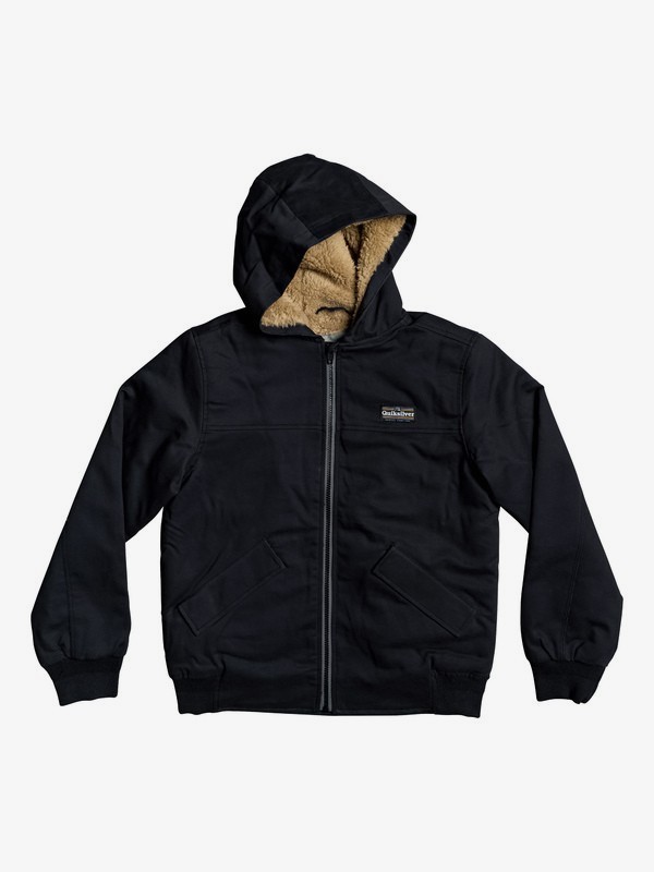 quiksilver, Clarendon Scot - Veste à capuche déperlante pour Garçon 8-16 ans, BLACK (kvj0) 0 Clarendon Scot - Veste à capuche déperlante pour Garçon 8-16 ans Noir EQBJK03180 Quiksilver