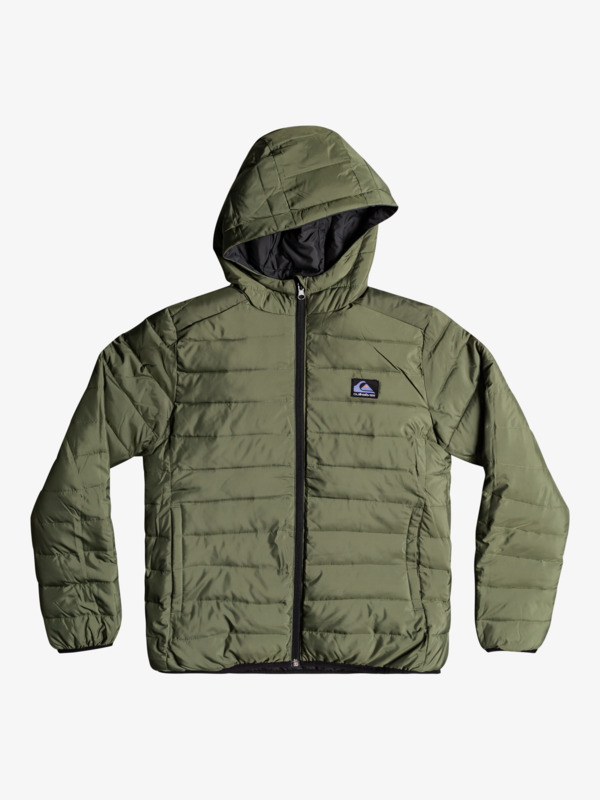 Scaly Rev - Reversible Hooded Puffer Jacket for Boys  EQBJK03260