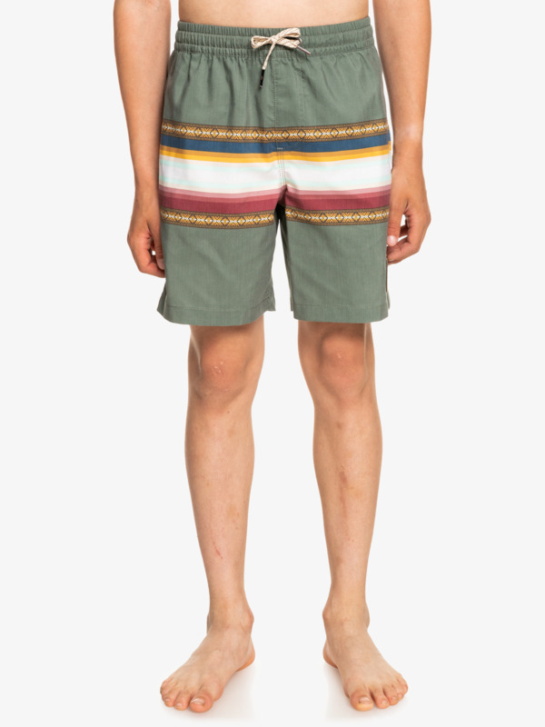 Sun Faded 15" - Recycled Swim Shorts for Boys 8-16  EQBJV03362