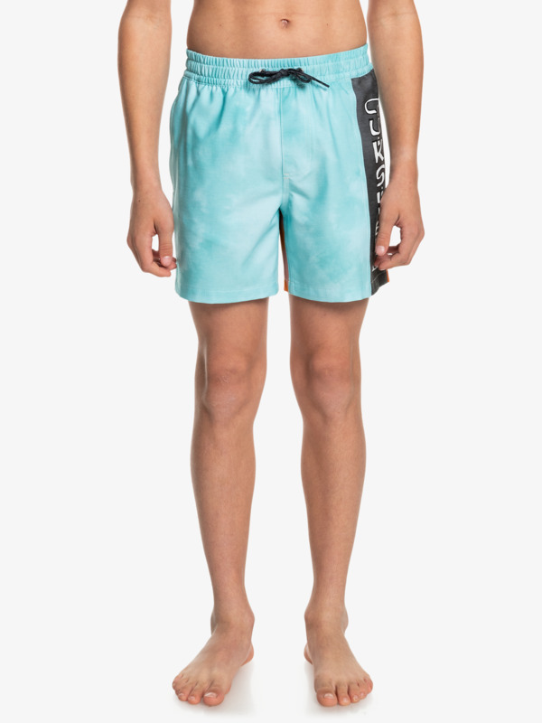 Acid Wash 14" - Swim Shorts for Boys 8-16  EQBJV03401