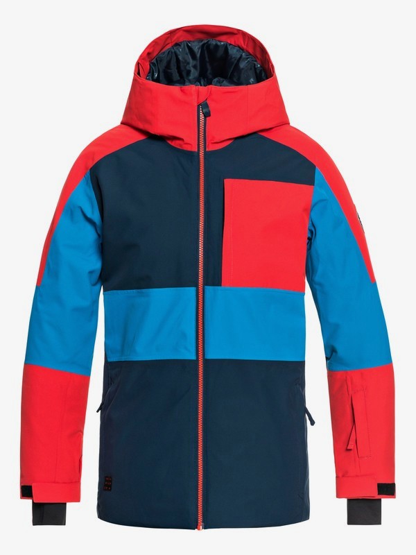 quiksilver, Sycamore - Snow Jacket for Boys 8-16, DRESS BLUES (btk0) 0 Sycamore - Snow Jacket for Boys 8-16 Blue EQBTJ03075 Quiksilver