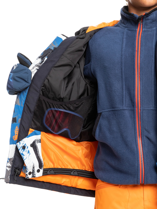 Mission Printed - Technical Snow Jacket for Boys  EQBTJ03164