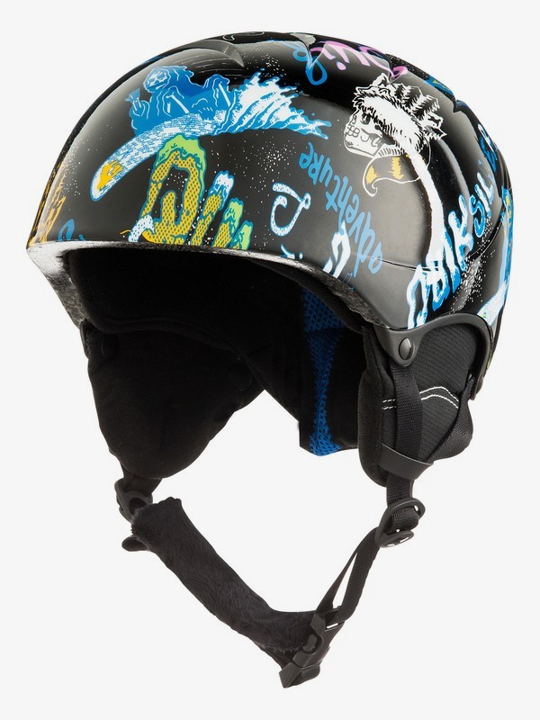 quiksilver, The Game - Casco da sci/snowboard da Ragazzo 8-16, BLACK_A NIGHT AT THE MOUNTAIN (kvj1) 0 The Game - Casco da sci/snowboard da Ragazzo 8-16 Black EQBTL03011 Quiksilver