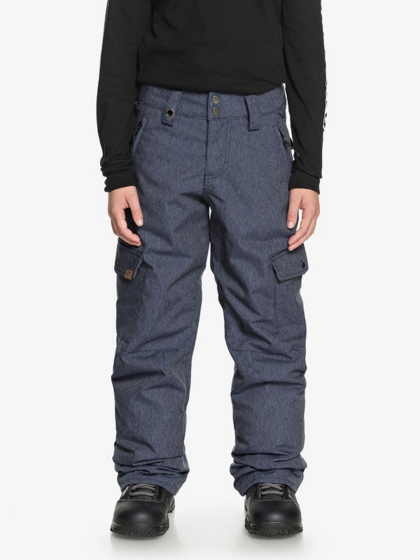 quiksilver, Porter - Pantalones cargo para la nieve para Chicos 8-16, DRESS BLUES (btk0) 0 Porter - Pantalones cargo para la nieve para Chicos 8-16 Azul EQBTP03017 Quiksilver