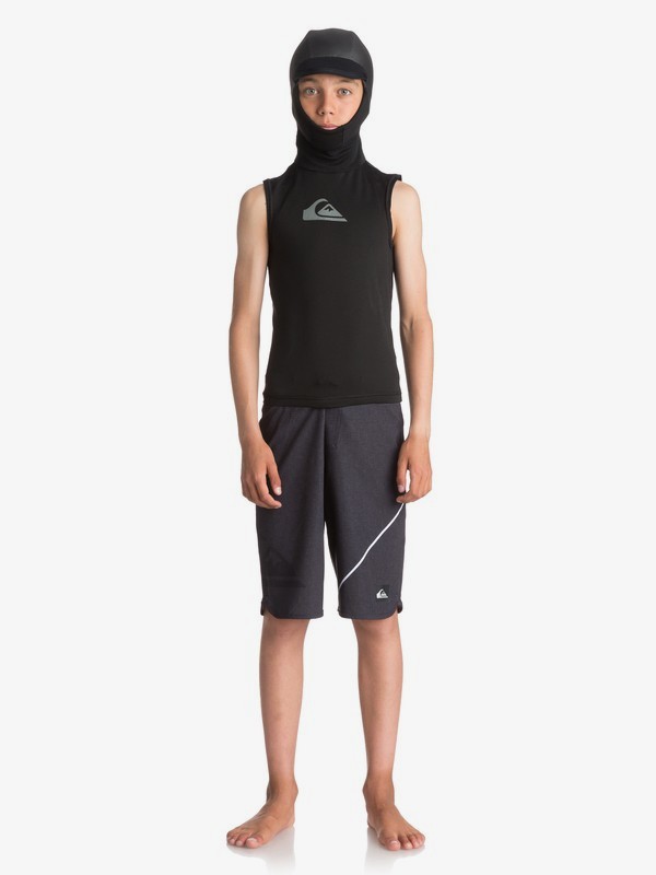 quiksilver, 2mm Syncro Plus - Top sans manches de surf à capuche pour Garçon 8-16 ans, BLACK (kvj0) 0 2mm Syncro Plus - Top sans manches de surf à capuche pour Garçon 8-16 ans Noir EQBW003001 Quiksilver