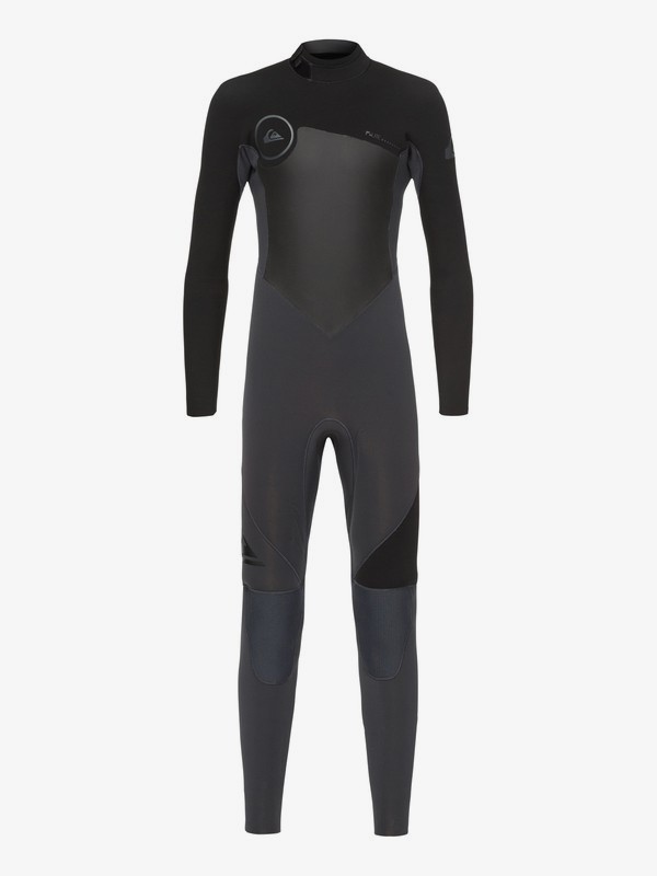 quiksilver, 3/2mm Syncro Series - Traje de Surf GBS con Cremallera en la Espalda para Chicos 8-16, GRAPHITE/BLACK (xkbk) 0 3/2mm Syncro Series - Traje de Surf GBS con Cremallera en la Espalda para Chicos 8-16 Negro EQBW103023 Quiksilver