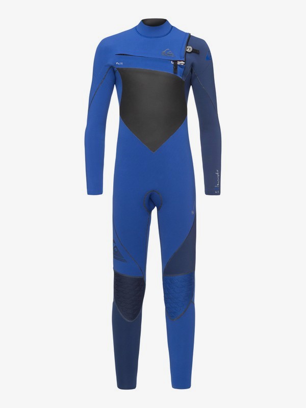 quiksilver, 4/3mm Highline Plus - Combinaison zip poitrine pour Garçon 8-16 ans, NITE BLUE/NAVY (xnbb) 0 4/3mm Highline Plus - Combinaison zip poitrine pour Garçon 8-16 ans Orange EQBW103037 Quiksilver