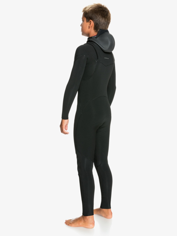 4/3mm Everyday Sessions - Hooded Chest Zip Wetsuit for Boys  EQBW203006
