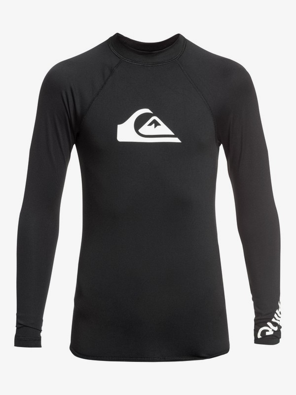quiksilver, All Time - Lycra manches longues UPF 50 pour garçon 8-16 ans, BLACK (kvj0) 0 All Time - Lycra manches longues UPF 50 pour garçon 8-16 ans Noir EQBWR03075 Quiksilver