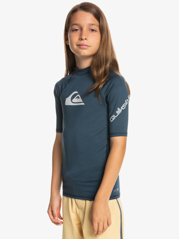 All Time - Short Sleeve UPF 50 Rash Vest for Boys 8-16  EQBWR03212