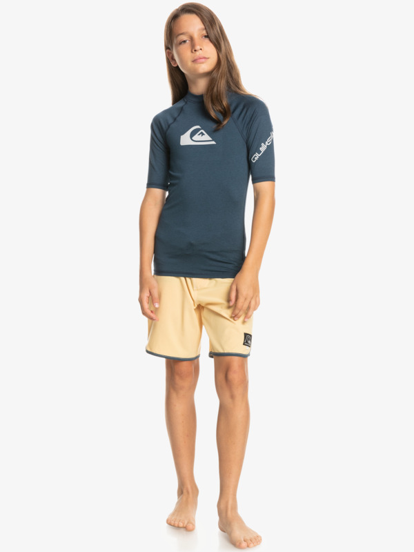 All Time - Short Sleeve UPF 50 Rash Vest for Boys 8-16  EQBWR03212