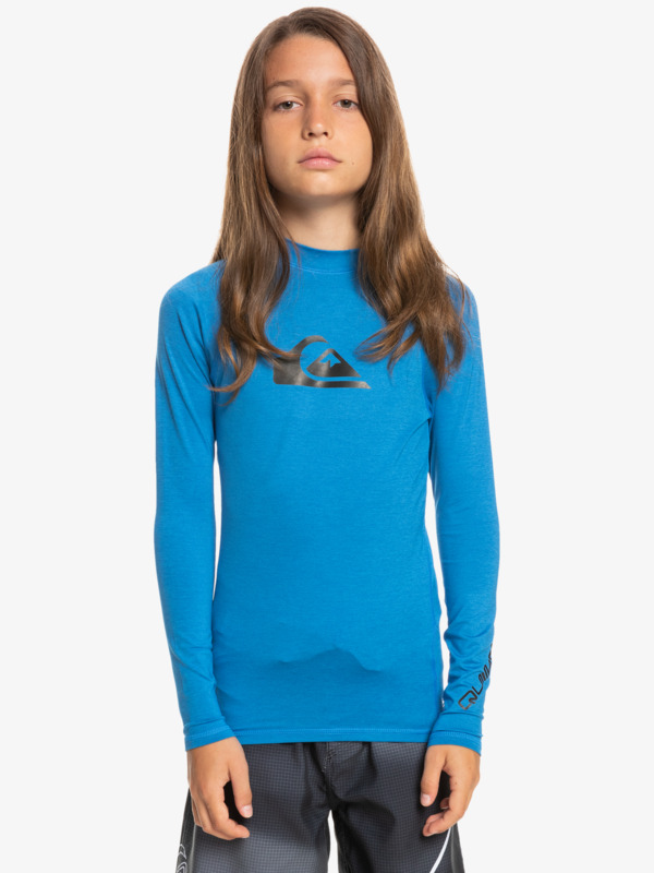 All Time - Long Sleeve UPF 50 Rash Vest for Boys 8-16  EQBWR03213