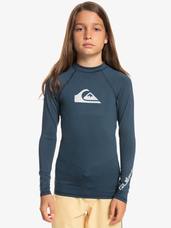 All Time - Long Sleeve UPF 50 Rash Vest for Boys 8-16  EQBWR03213
