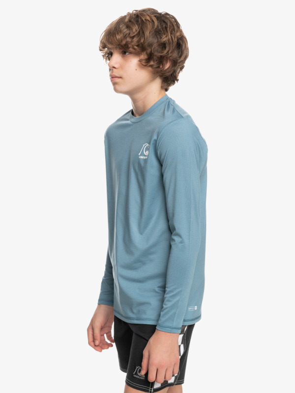 Heritage Heather - Long Sleeve UPF 50 Surf T-Shirt for Boys 8-16  EQBWR03217