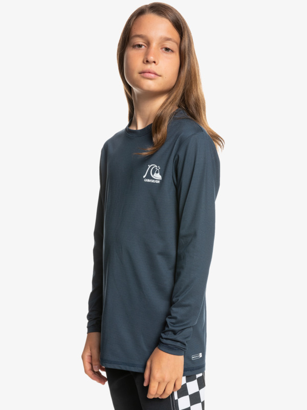 Heritage Heather - Long Sleeve UPF 50 Surf T-Shirt for Boys 8-16  EQBWR03217
