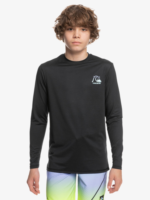 Heritage Heather - Long Sleeve UPF 50 Surf T-Shirt for Boys 8-16  EQBWR03217