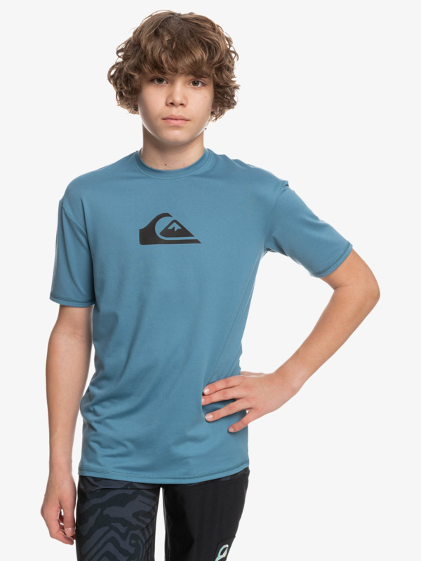 Solid Streak - Short Sleeve UPF 50 Surf T-Shirt for Boys 8-16  EQBWR03227