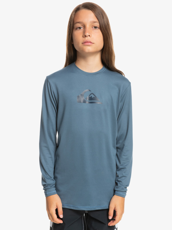 Solid Streak - Long Sleeve UPF 50 Surf T-Shirt for Boys 8-16  EQBWR03228