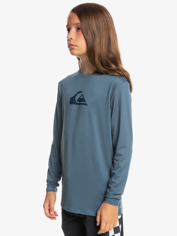 Solid Streak - Long Sleeve UPF 50 Surf T-Shirt for Boys 8-16  EQBWR03228