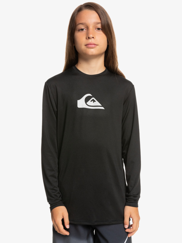 Solid Streak - Long Sleeve UPF 50 Surf T-Shirt for Boys 8-16  EQBWR03228