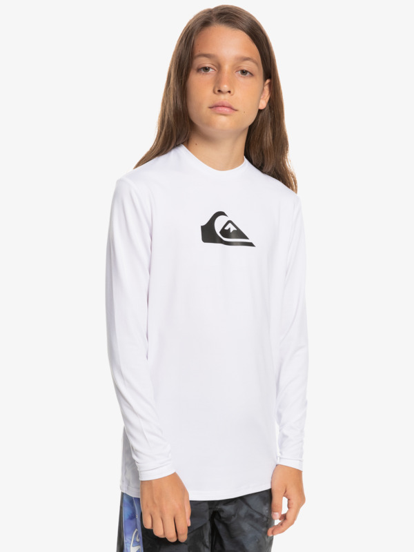 Solid Streak - Long Sleeve UPF 50 Surf T-Shirt for Boys 8-16  EQBWR03228