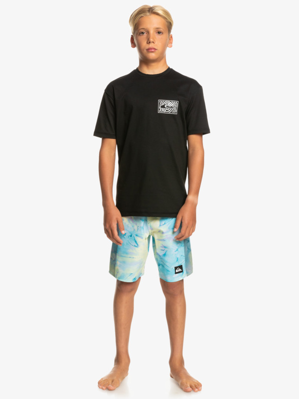 Mix Session - Short Sleeve Surf T-Shirt for Boys 8-16  EQBWR03234