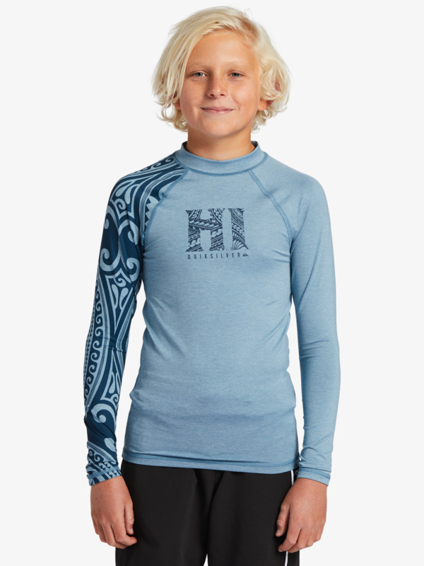 HI Big Island - Long Sleeve UPF 50 Rash Vest for Boys 8-16  EQBWR03238