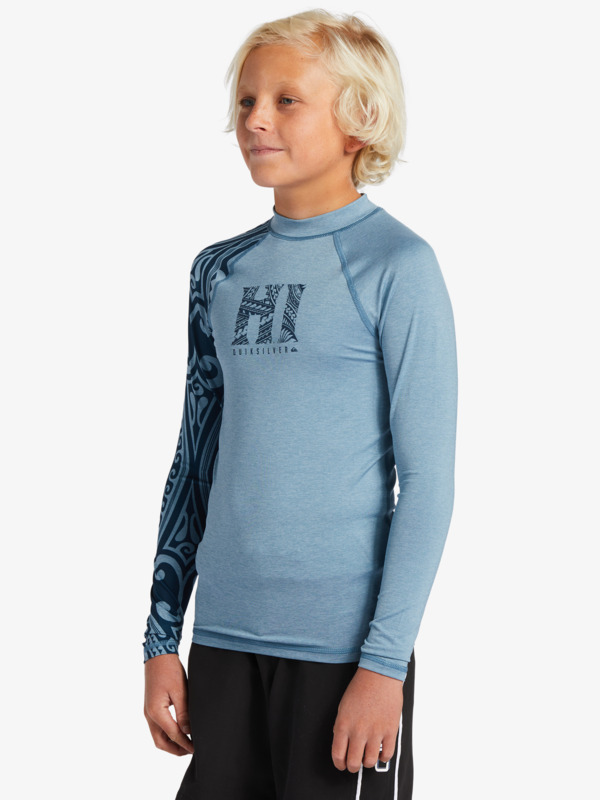 HI Big Island - Long Sleeve UPF 50 Rash Vest for Boys 8-16  EQBWR03238