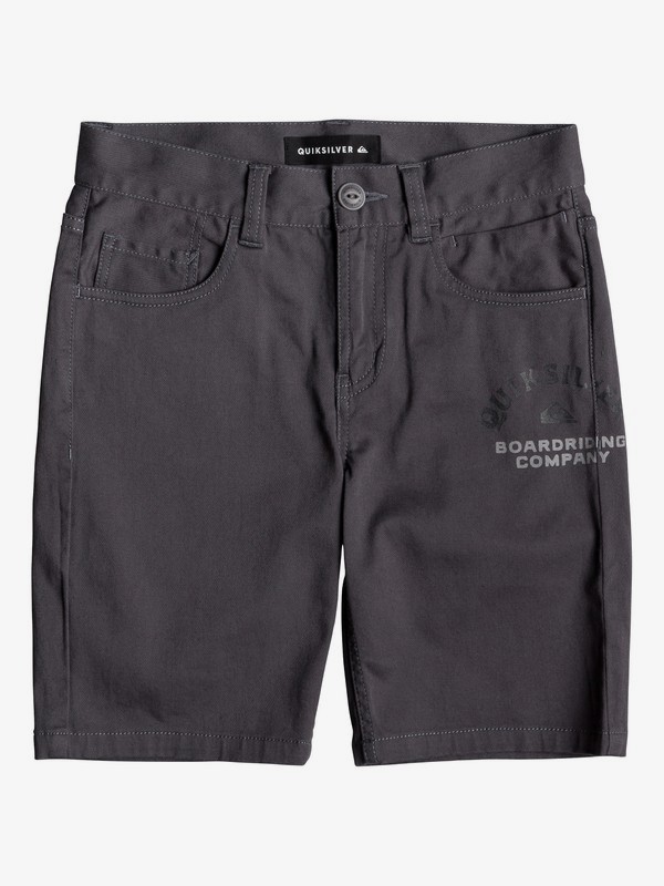 quiksilver, Mel Is Born - Short para Chicos 8-16, IRON GATE (kzm0) 0 Mel Is Born - Short para Chicos 8-16 Negro EQBWS03275 Quiksilver