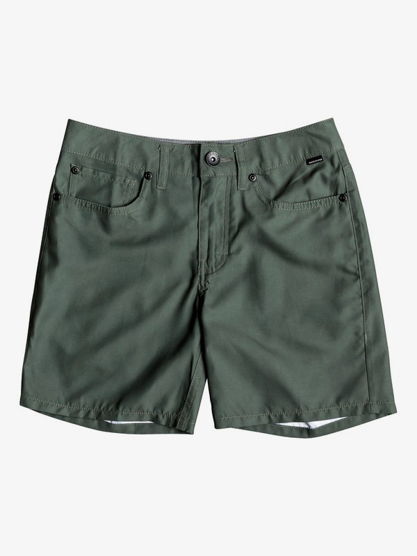 quiksilver, Nelson Surfwash 15" - Boardshort Anfibio para Chicos 8-16, THYME (cqy0) 0 Nelson Surfwash 15" - Boardshort Anfibio para Chicos 8-16 Marron EQBWS03283 Quiksilver