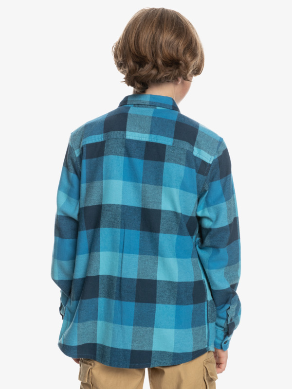 Motherfly - Long Sleeve Flannel Shirt for Boys  EQBWT03356
