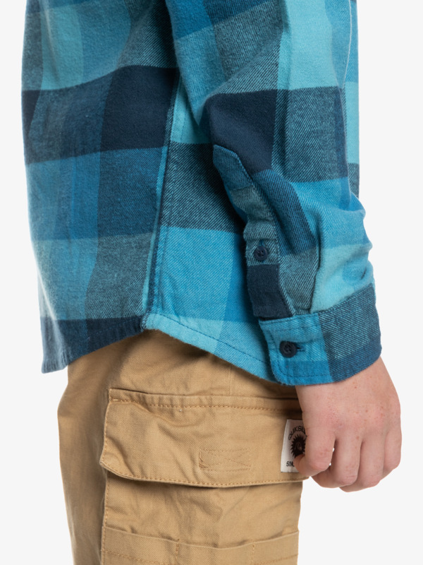 Motherfly - Long Sleeve Flannel Shirt for Boys  EQBWT03356