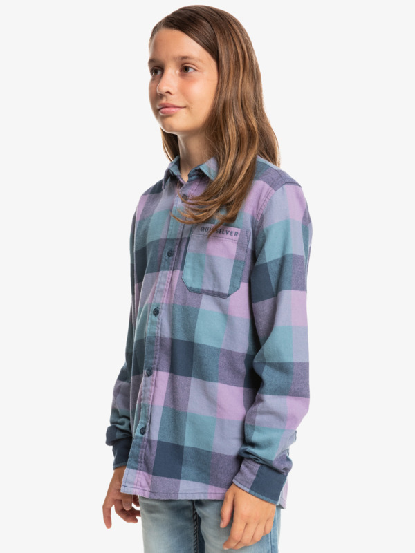 Motherfly - Long Sleeve Flannel Shirt for Boys  EQBWT03356