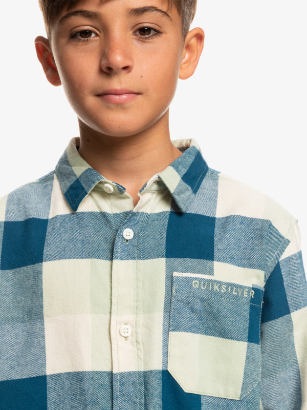 Motherfly - Long Sleeve Flannel Shirt for Boys  EQBWT03356