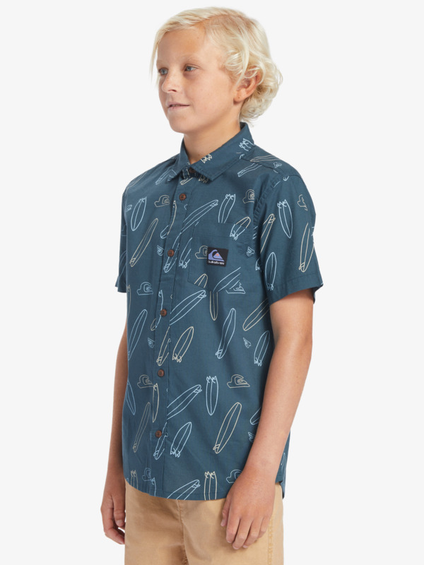 Where Is My Board - Short Sleeve Shirt for Boys 8-16  EQBWT03385