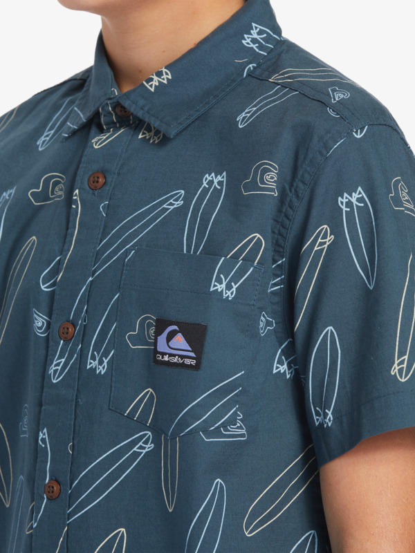 Where Is My Board - Short Sleeve Shirt for Boys 8-16  EQBWT03385