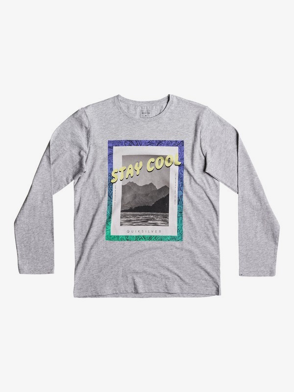 Classic Stay Cool Long Sleeve TShirt for Boys 816 Quiksilver