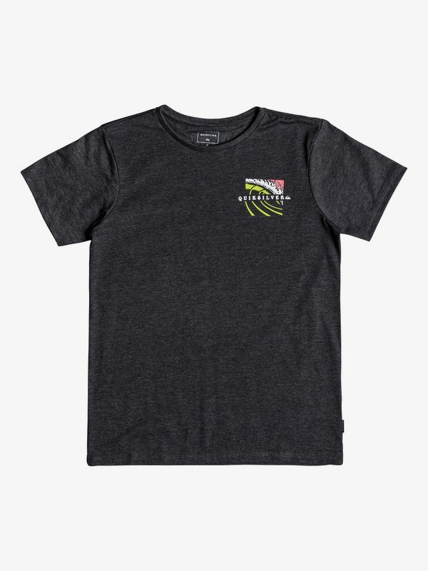 quiksilver, Tropic Eruption Heather - Camiseta para Chicos 8-16, DARK GREY HEATHER (krph) 0 Tropic Eruption Heather - Camiseta para Chicos 8-16 EQBZT03766 Quiksilver