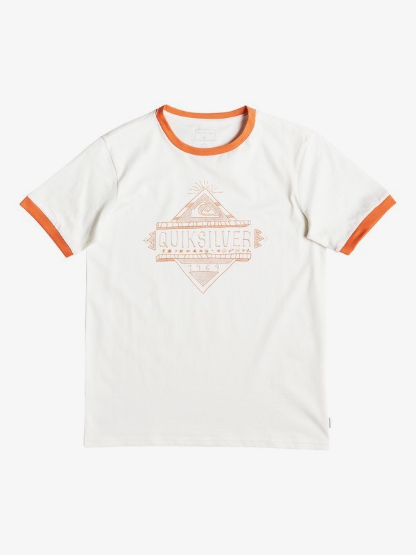 quiksilver, Kuzco Script - T-Shirt for Boys 8-16, GARDENIA (wby0) 0 Kuzco Script - T-Shirt for Boys 8-16 White EQBZT03930 Quiksilver