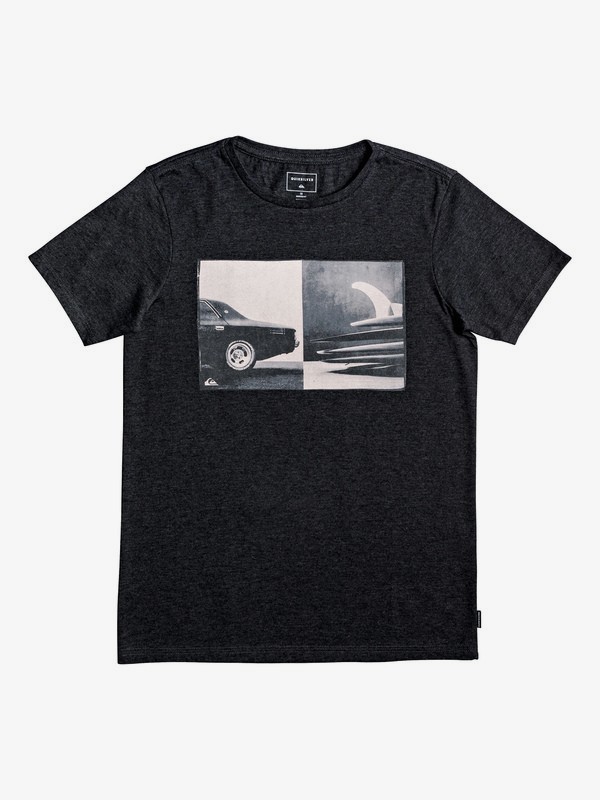 quiksilver, High Speed Pursuit - T-shirt pour Garçon 8-16 ans, CHARCOAL HEATHER (ktah) 0 High Speed Pursuit - T-shirt pour Garçon 8-16 ans Noir EQBZT04020 Quiksilver