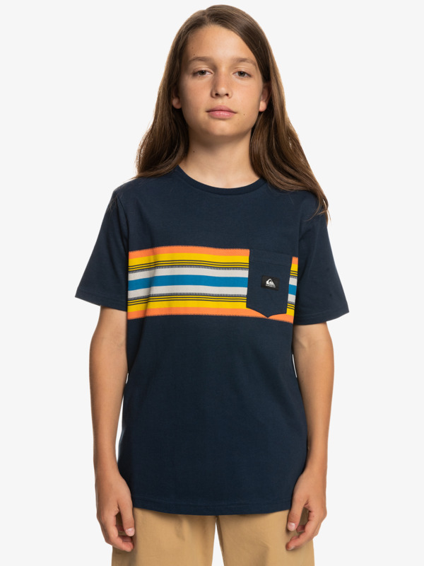 Surfadelica Stripe - Pocket T-Shirt for Boys 8-16  EQBZT04608