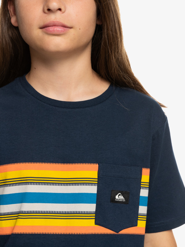 Surfadelica Stripe - Pocket T-Shirt for Boys 8-16  EQBZT04608