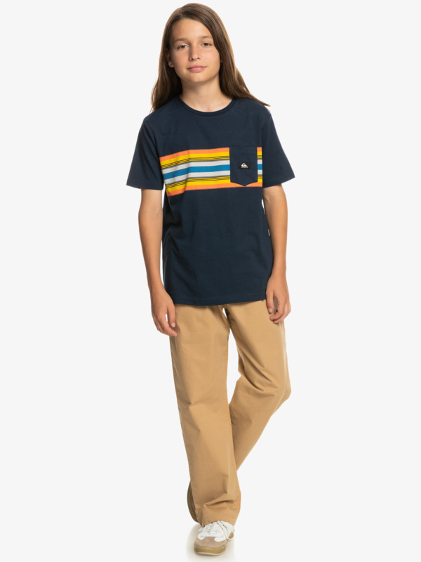 Surfadelica Stripe - Pocket T-Shirt for Boys 8-16  EQBZT04608