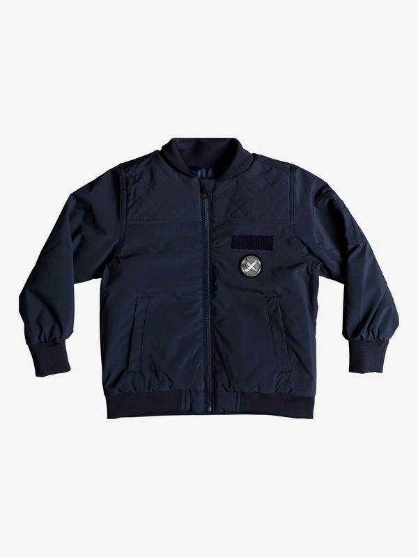 quiksilver, Mankai Sun - Veste bomber déperlante pour Garçon 2-7 ans, BLUE NIGHTS (btk0) 0 Mankai Sun - Veste bomber déperlante pour Garçon 2-7 ans Bleu EQKJK03089 Quiksilver