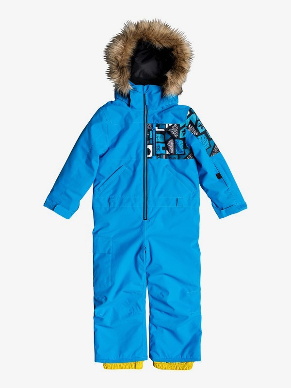 quiksilver, Rookie - Snowsuit for Boys 2-7, CLOISONNE (bnr0) 0 Rookie - Snowsuit for Boys 2-7 Blue EQKTS03005 Quiksilver