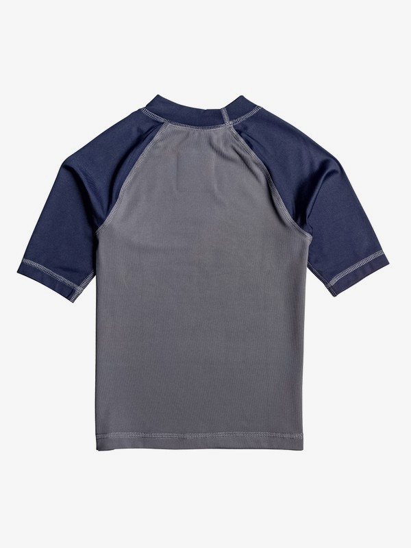 Quiksilver Boys Bubble Dreams Short Sleeve Boy Rashguard UPF 50+
