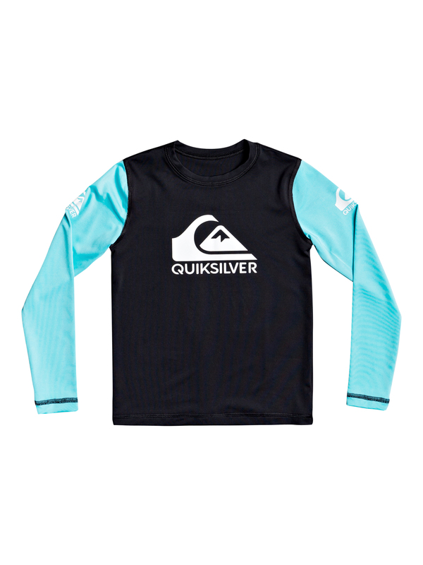 Boys 2-7 Heats On Long Sleeve UPF 50 Rash Vest EQKWR03084 | Quiksilver