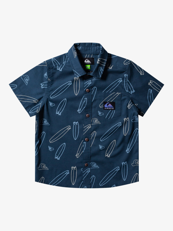 Where Is My Board - Short Sleeve Shirt for Boys 2-7  EQKWT03245